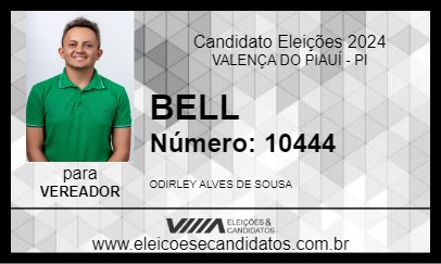 Candidato BELL 2024 - VALENÇA DO PIAUÍ - Eleições