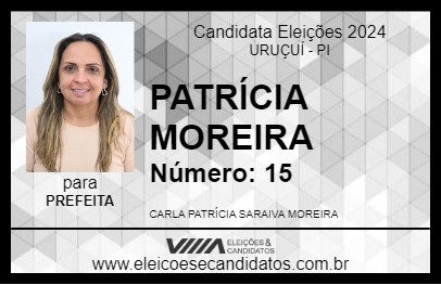 Candidato PATRÍCIA MOREIRA 2024 - URUÇUÍ - Eleições