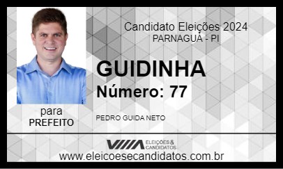 Candidato GUIDINHA 2024 - PARNAGUÁ - Eleições