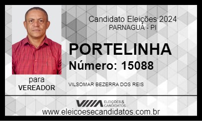 Candidato PORTELINHA 2024 - PARNAGUÁ - Eleições