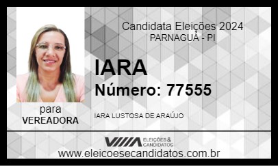 Candidato IARA 2024 - PARNAGUÁ - Eleições