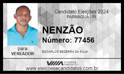 Candidato NENZÃO 2024 - PARNAGUÁ - Eleições