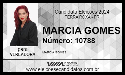 Candidato MARCIA GOMES 2024 - TERRA ROXA - Eleições