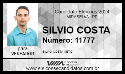 Candidato SILVIO COSTA 2024 - MIRASELVA - Eleições