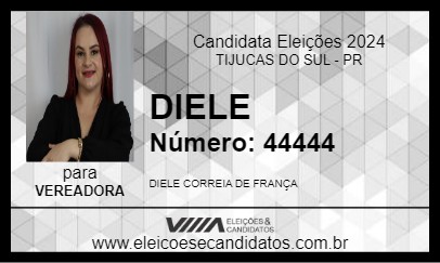 Candidato DIELE 2024 - TIJUCAS DO SUL - Eleições