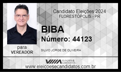 Candidato BIBA 2024 - FLORESTÓPOLIS - Eleições