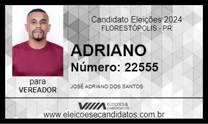 Candidato ADRIANO 2024 - FLORESTÓPOLIS - Eleições