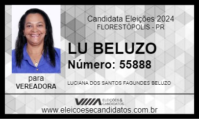 Candidato LU BELUZO 2024 - FLORESTÓPOLIS - Eleições