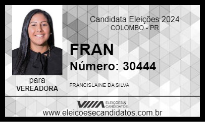 Candidato FRAN 2024 - COLOMBO - Eleições