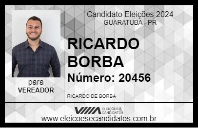 Candidato RICARDO BORBA 2024 - GUARATUBA - Eleições