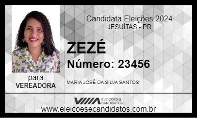 Candidato ZEZÉ 2024 - JESUÍTAS - Eleições