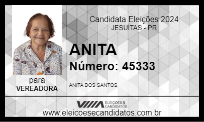 Candidato ANITA 2024 - JESUÍTAS - Eleições