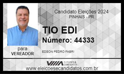 Candidato TIO EDI 2024 - PINHAIS - Eleições