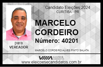 Candidato MARCELO CORDEIRO 2024 - CURITIBA - Eleições