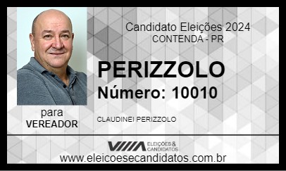 Candidato PERIZZOLO 2024 - CONTENDA - Eleições