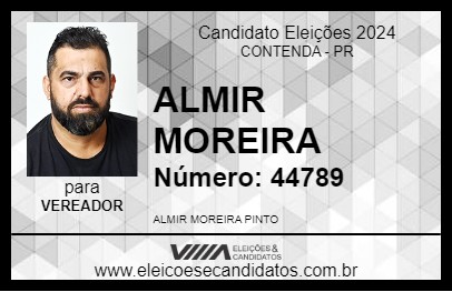 Candidato ALMIR MOREIRA 2024 - CONTENDA - Eleições