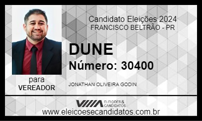 Candidato DUNE 2024 - FRANCISCO BELTRÃO - Eleições