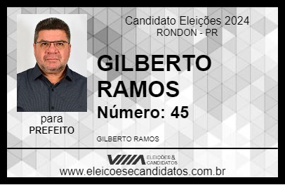 Candidato GILBERTO RAMOS 2024 - RONDON - Eleições