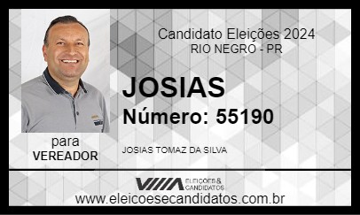 Candidato JOSIAS 2024 - RIO NEGRO - Eleições