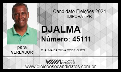 Candidato DJALMA 2024 - IBIPORÃ - Eleições