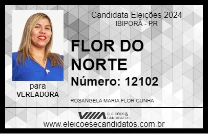 Candidato FLOR DO NORTE 2024 - IBIPORÃ - Eleições