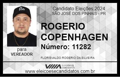 Candidato ROGERIO COPENHAGEN 2024 - SÃO JOSÉ DOS PINHAIS - Eleições