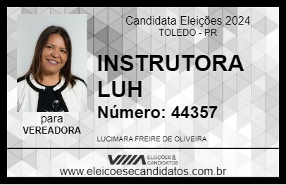 Candidato INSTRUTORA LUH 2024 - TOLEDO - Eleições