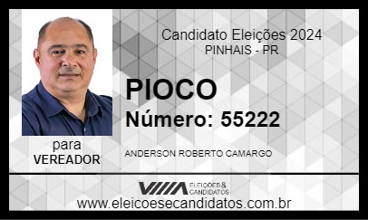 Candidato PIOCO 2024 - PINHAIS - Eleições