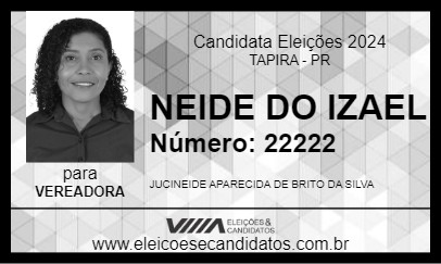 Candidato NEIDE DO IZAEL 2024 - TAPIRA - Eleições