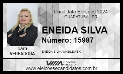 Candidato ENEIDA SILVA 2024 - GUARATUBA - Eleições