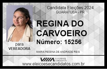 Candidato REGINA DO CARVOEIRO 2024 - GUARATUBA - Eleições