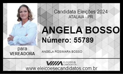 Candidato ANGELA BOSSO 2024 - ATALAIA - Eleições