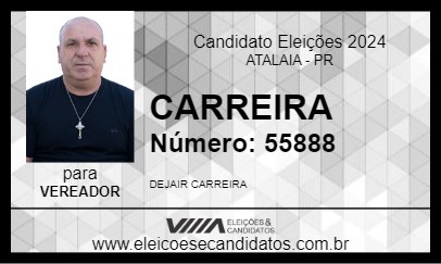 Candidato CARREIRA 2024 - ATALAIA - Eleições