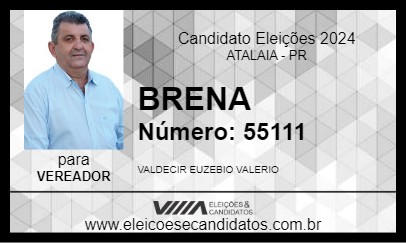 Candidato BRENA 2024 - ATALAIA - Eleições