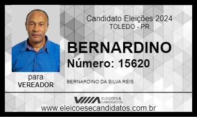 Candidato BERNARDINO 2024 - TOLEDO - Eleições