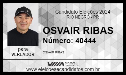 Candidato OSVAIR RIBAS 2024 - RIO NEGRO - Eleições