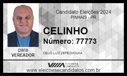 Candidato CELINHO 2024 - PINHAIS - Eleições