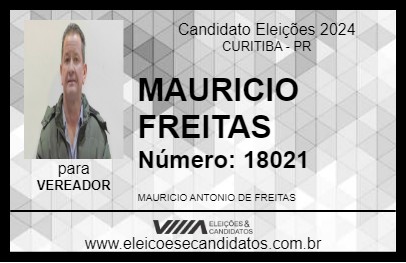 Candidato MAURICIO FREITAS 2024 - CURITIBA - Eleições