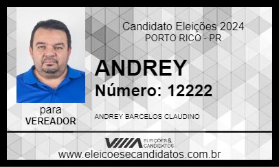 Candidato ANDREY 2024 - PORTO RICO - Eleições