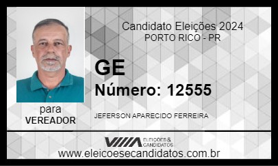 Candidato GE 2024 - PORTO RICO - Eleições