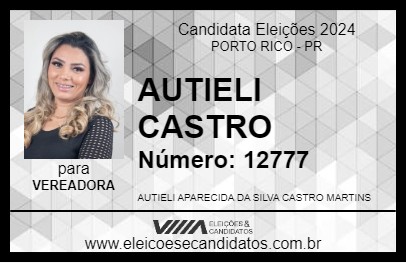 Candidato AUTIELI CASTRO 2024 - PORTO RICO - Eleições