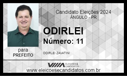 Candidato ODIRLEI 2024 - ÂNGULO - Eleições