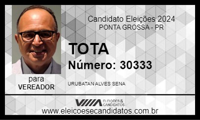 Candidato TOTA 2024 - PONTA GROSSA - Eleições