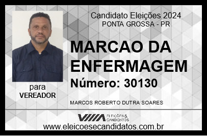 Candidato MARCAO DA ENFERMAGEM 2024 - PONTA GROSSA - Eleições