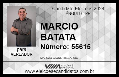 Candidato MARCIO BATATA 2024 - ÂNGULO - Eleições