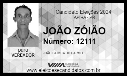 Candidato JOÃO ZÓIÃO 2024 - TAPIRA - Eleições