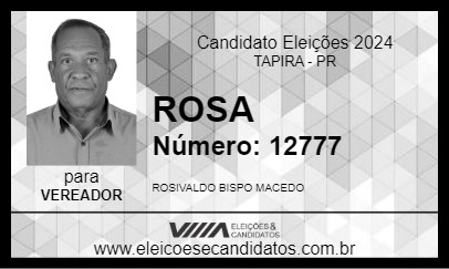 Candidato ROSA 2024 - TAPIRA - Eleições