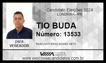 Candidato TIO BUDA 2024 - LONDRINA - Eleições