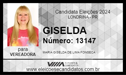 Candidato GISELDA 2024 - LONDRINA - Eleições