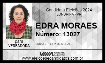 Candidato EDRA MORAES 2024 - LONDRINA - Eleições